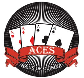 aces haus of cuisine logo lincoln nebraska