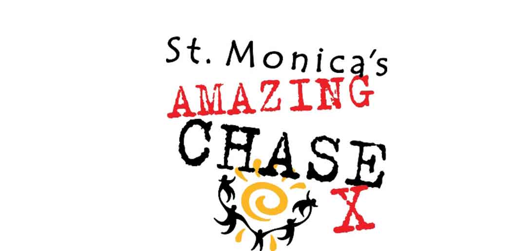 St. Monica's Amazing Chase Logo