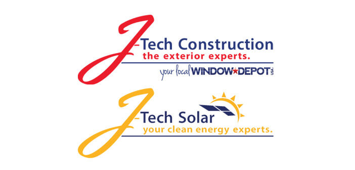 J-Tech Construction & J-Tech Solar Logos
