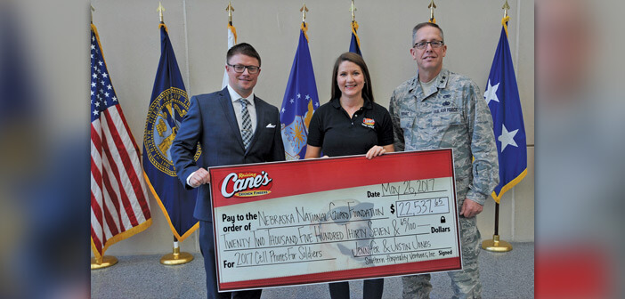 Raising Cane's Nebraska National Guard Foundation
