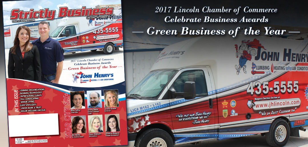 John Henry's Plumbing Heating & Air Conditioning - Cover Feature 2017