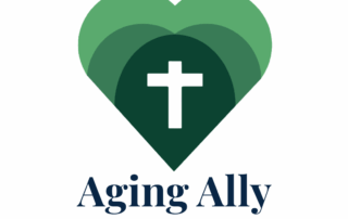 Aging Ally logo with text that says: Guided By Experience. Rooted in Christ