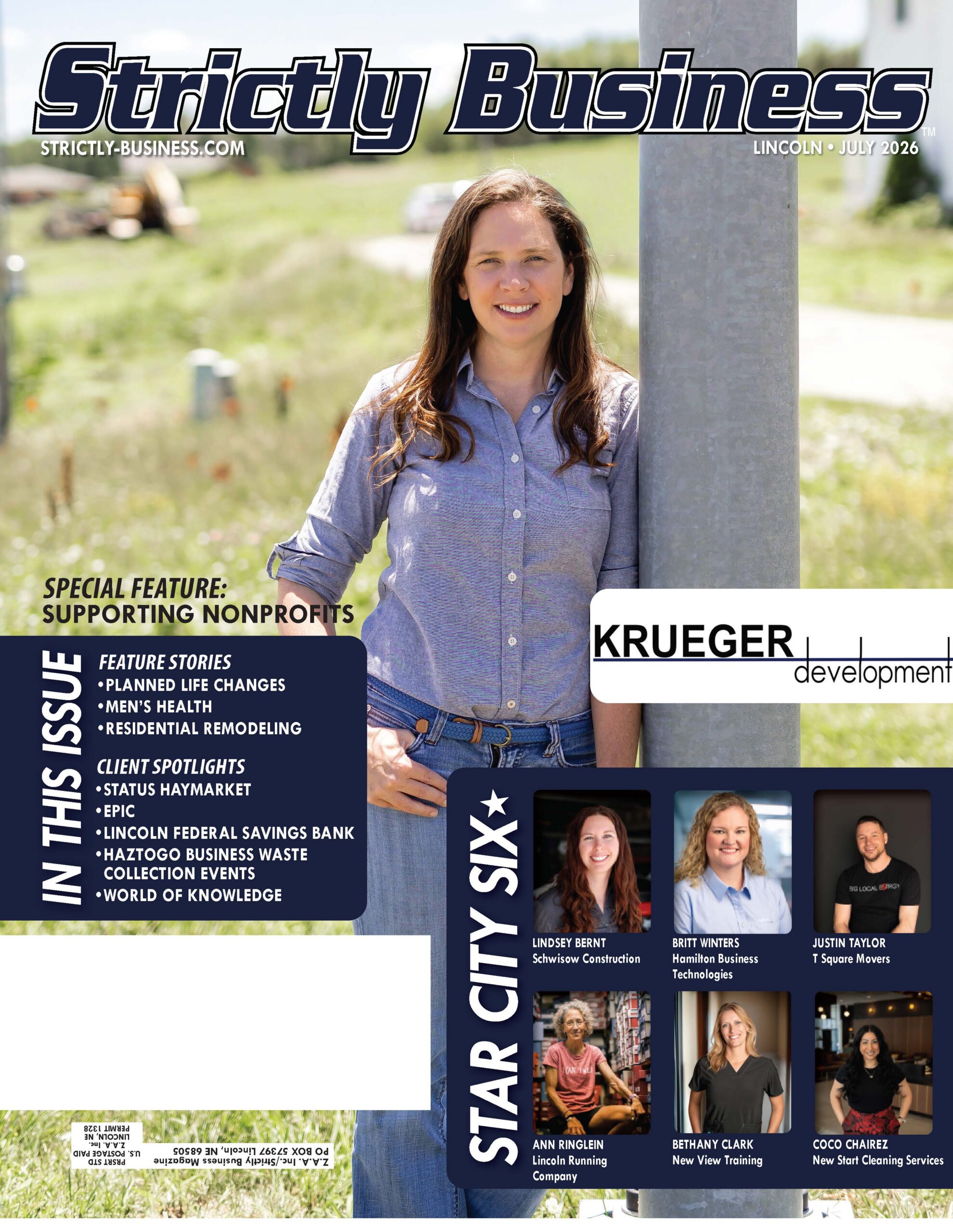 Lincoln Strictly Business July Cover art
