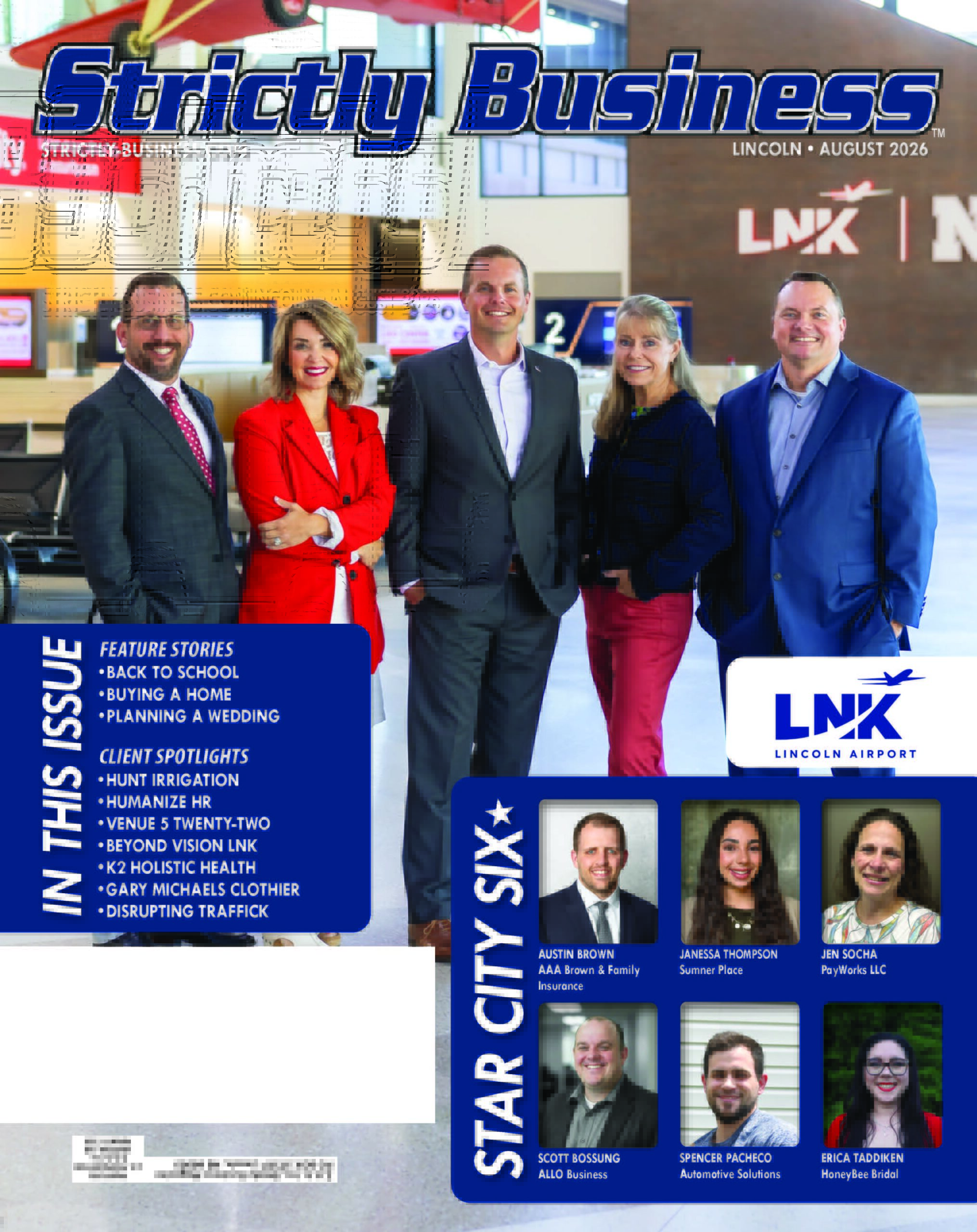 Lincoln Strictly Business August Cover art